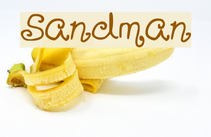Sandman Font examples
