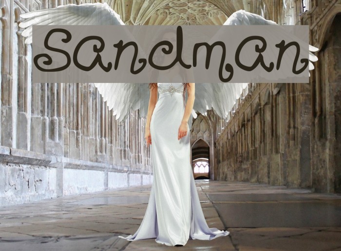Sandman Font examples