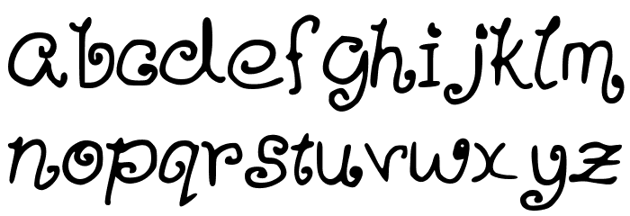 Sandman Font LOWERCASE