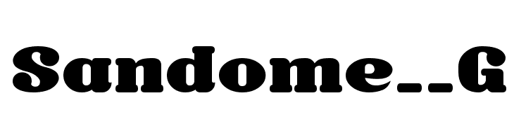Sandome__G Font