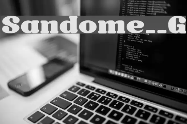 Sandome__G Шрифта examples