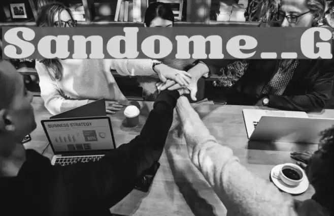 Sandome__G Font examples