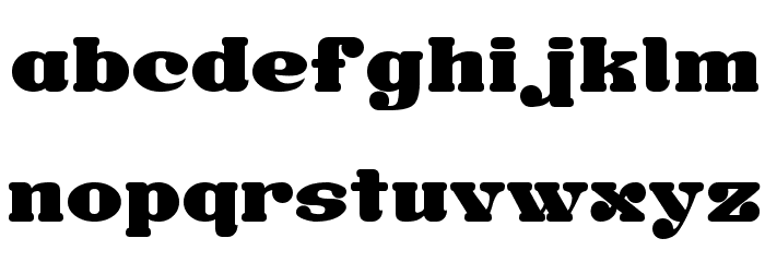 Sandome__G Font LOWERCASE