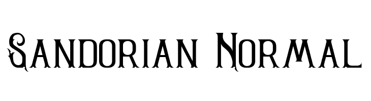 Sandorian Normal Шрифта