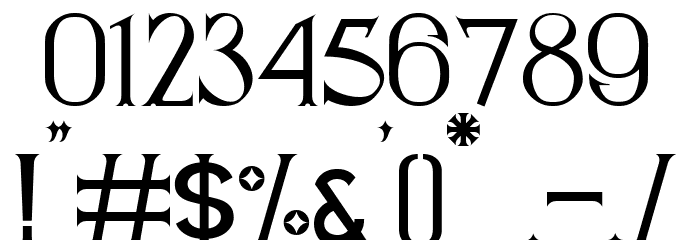 Sandorian Normal Font OTHER CHARS