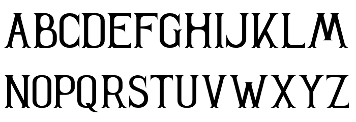 Sandorian Normal Font LOWERCASE