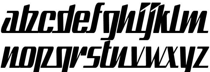 Sandoval-Regular Font LOWERCASE