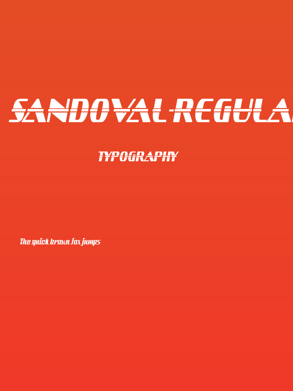 Sandoval-Regular Poster