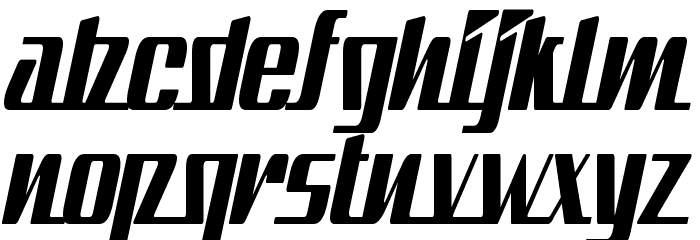 Sandoval-Regular Font LOWERCASE