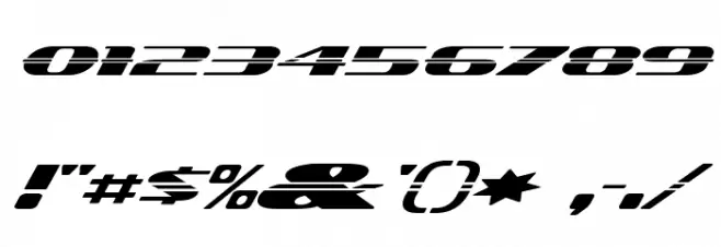 SandovalSpeed-Regular Font OTHER CHARS