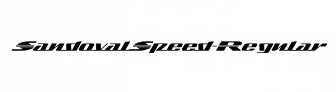 SandovalSpeed-Regular  नि: शुल्क फ़ॉन्ट्स डाउनलोड