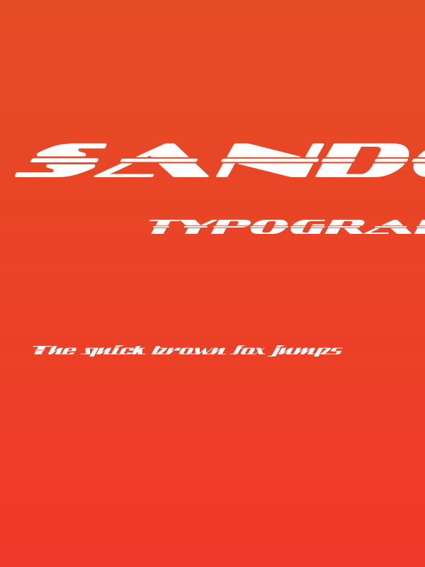 SandovalSpeed-Regular Poster