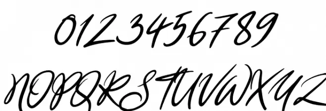 Sandra Belhock Italic Font OTHER CHARS