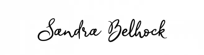 Sandra Belhock  Скачать бесплатные шрифты