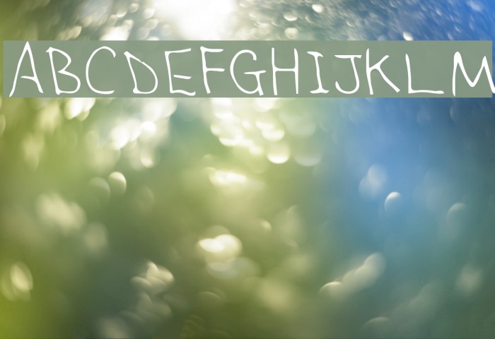 Sandra Regular Font examples
