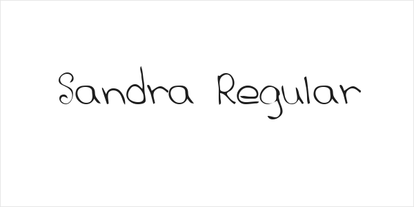 Sandra Regular Logo