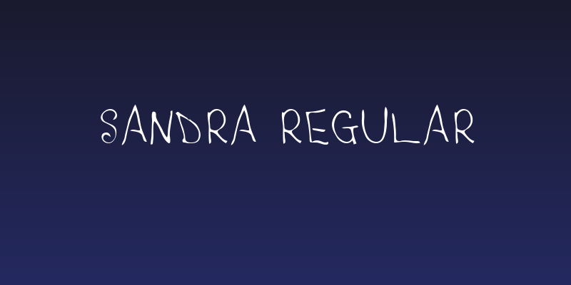 Sandra Regular Social Header