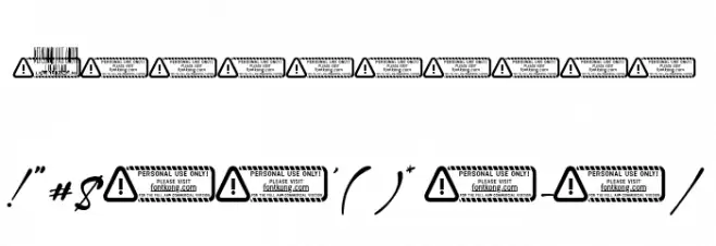 Sandra Rolley Font OTHER CHARS