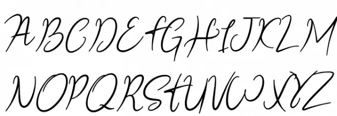 Sandrani Demo Italic Шрифта ВЕРХНИЙ