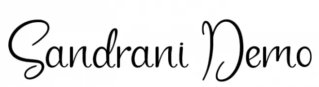 Sandrani Demo  Frei Schriftart Herunterladen