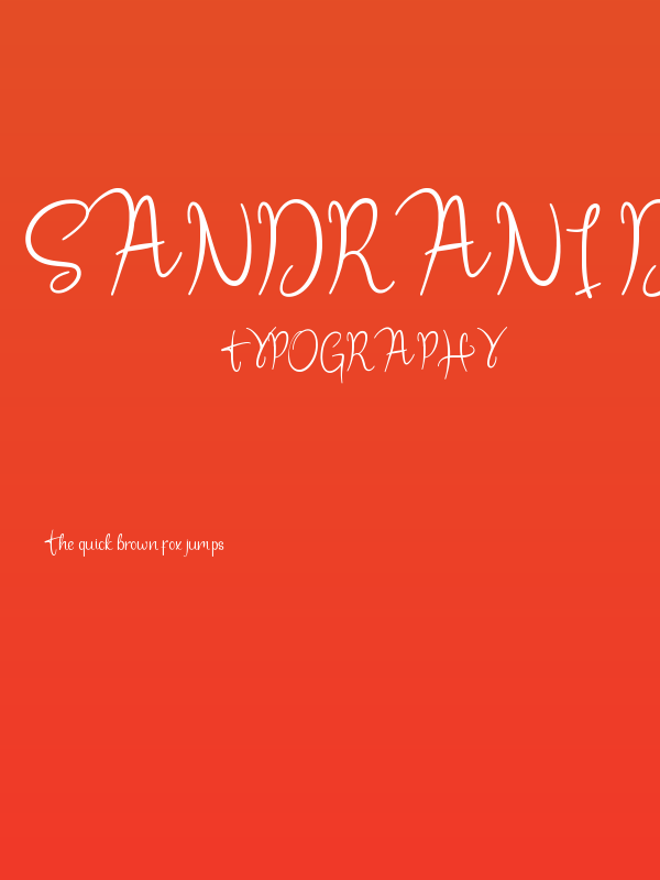 Sandrani Demo Poster