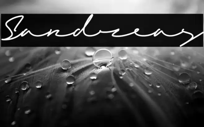 Sandreas Font examples