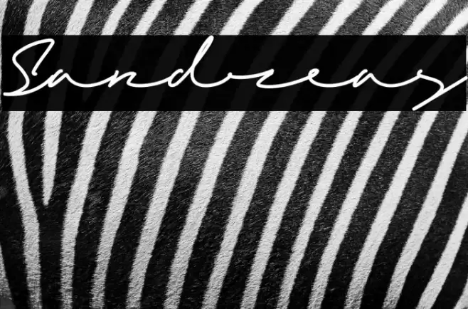 Sandreas Font examples