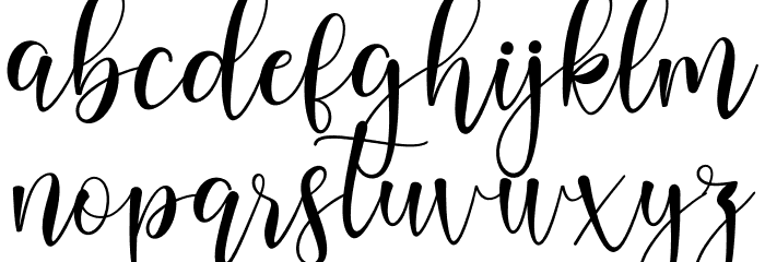 Sandreya Font LOWERCASE