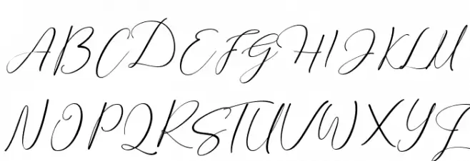 SandriaScript Schriftart Groß