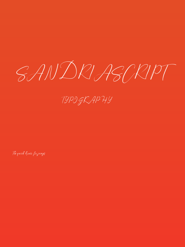 SandriaScript Poster