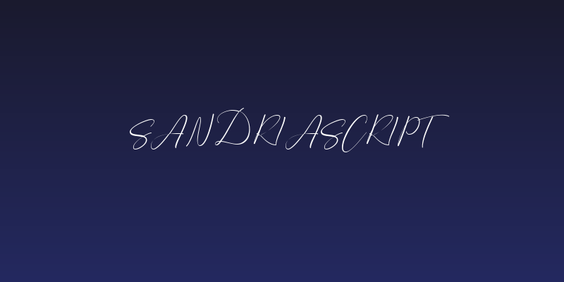 SandriaScript Social Header