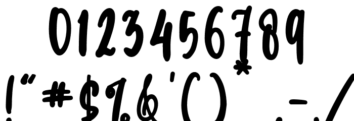 Sandroe Regular Font OTHER CHARS