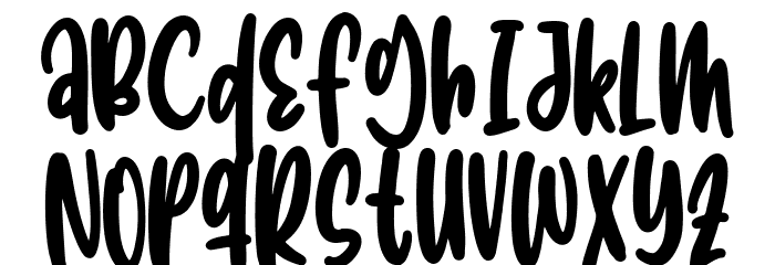 Sandroe Regular Font LOWERCASE