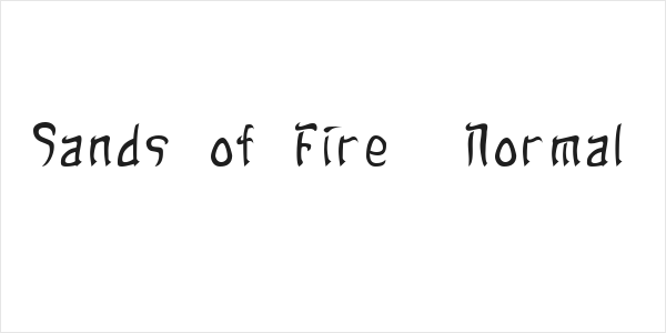 Sands of Fire  Normal Logo