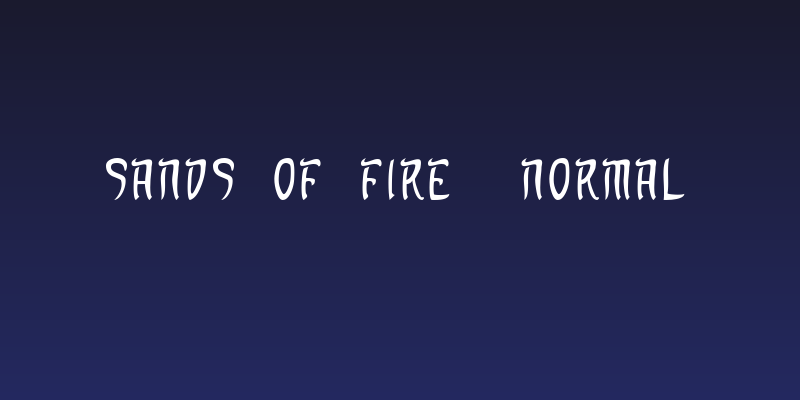 Sands of Fire  Normal Social Header