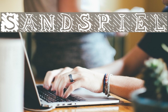 Sandspiel Font examples