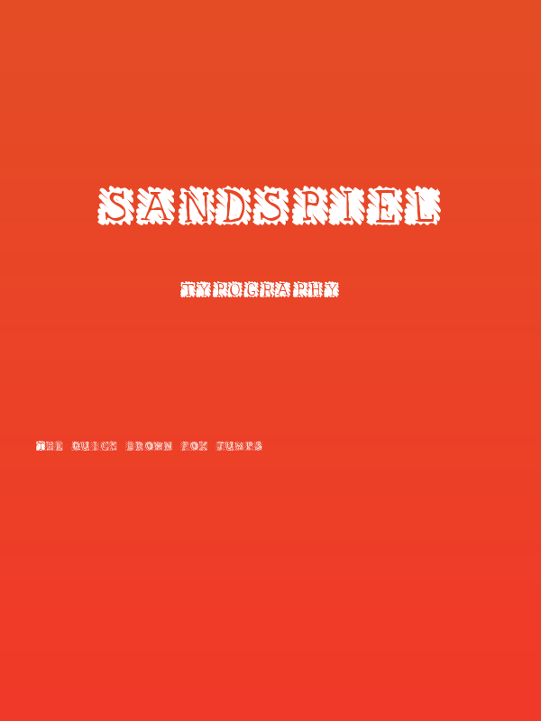 Sandspiel Poster