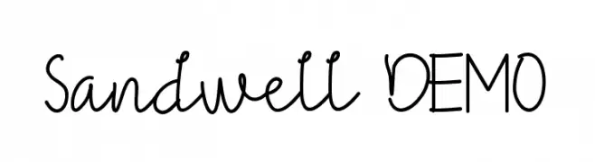 Sandwell DEMO  Fuentes Gratis Descargar