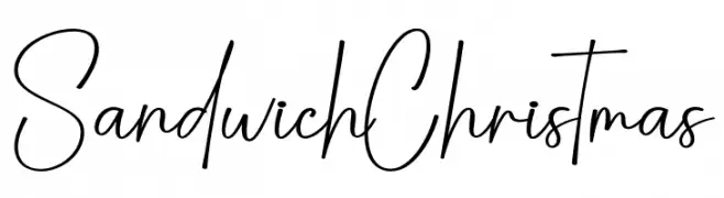 Sandwich Christmas Frei Schriftart Herunterladen