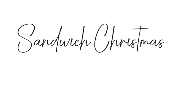 Sandwich Christmas Logo
