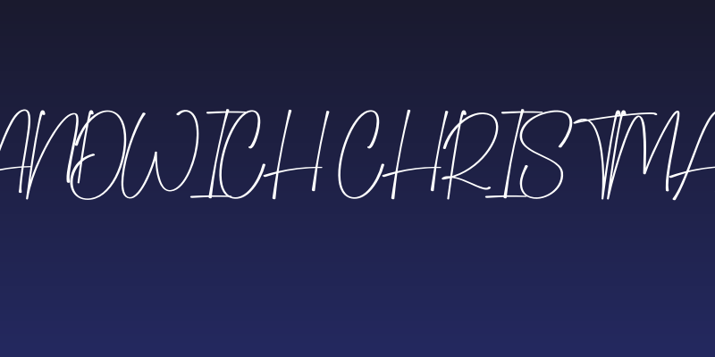 Sandwich Christmas Social Header