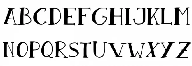 Sandwich Paper Dark Font LOWERCASE