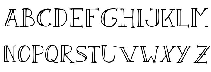 Sandwich Paper Light Font LOWERCASE