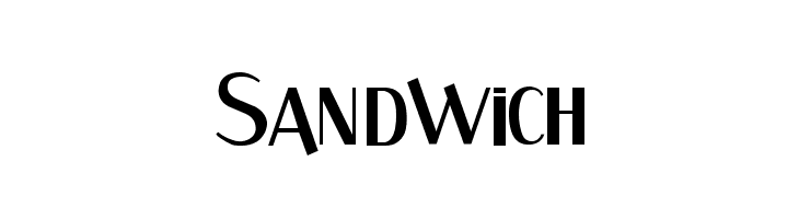 Sandwich  Free Fonts Download