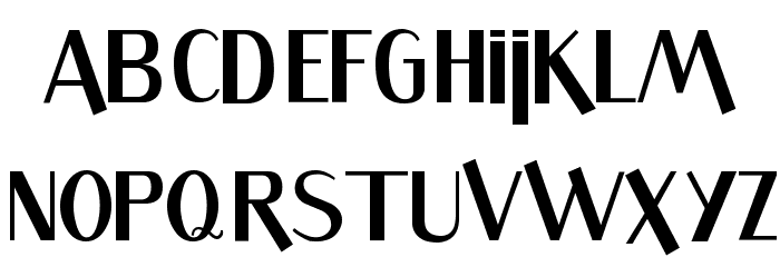 Sandwich Font LOWERCASE