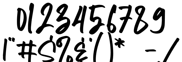 Sandy Antoniuss Font OTHER CHARS