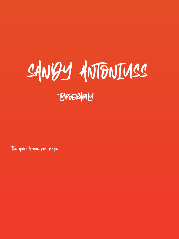 Sandy Antoniuss Poster