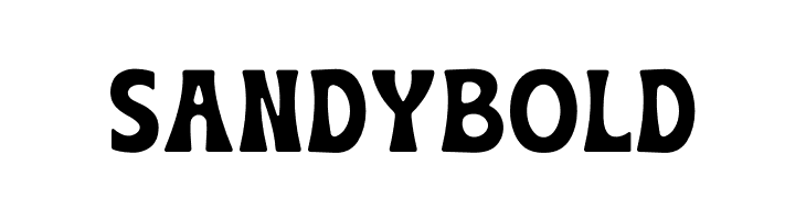 Sandy Bold  नि: शुल्क फ़ॉन्ट्स डाउनलोड