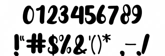 Sandy Kids Font OTHER CHARS