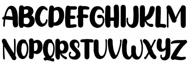Sandy Kids Font Litere mari